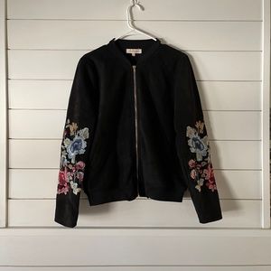 Embroidered Velvet Jacket